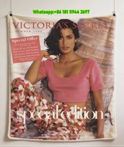 Victoria's Secret 1995 Summer Flannel Sofa Throw Blanket V068